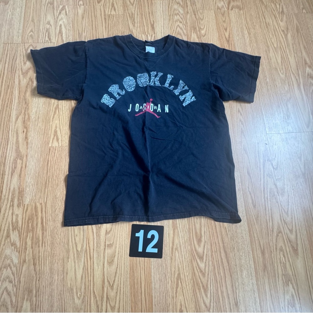 Men’s Black Air Jordan Brooklyn T-Shirt M
